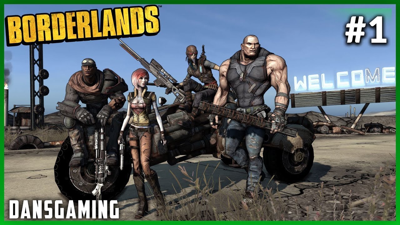 Let's Play Borderlands 1 (PC) - DansGaming - Part 1