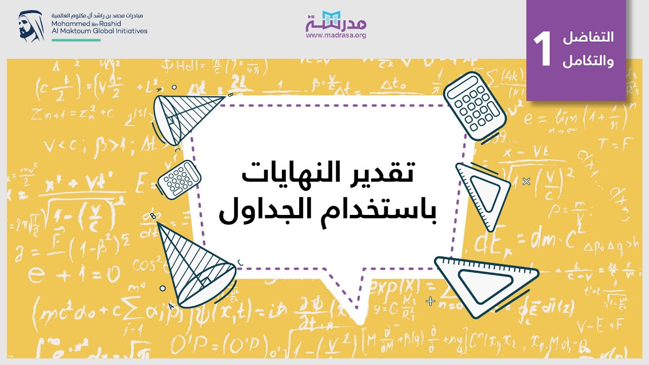 تقدير النهايات باستخدام الجداول | الرياضيات | النهايات والاتصال