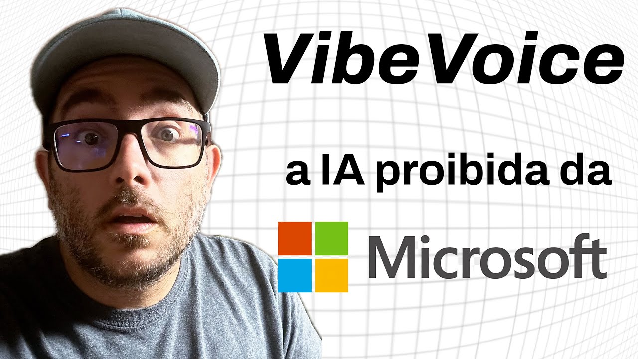 O modelo de IA que a Microsoft TEVE QUE tirar do ar (VibeVoice)