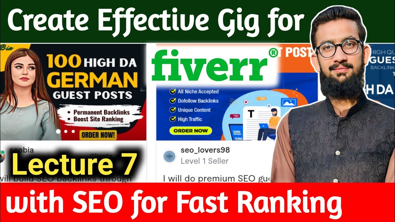 How to Create Effective Fiverr Gig for Fast Ranking