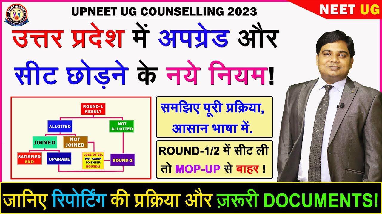 समझिए उत्तर प्रदेश काउंसलिंग की पूरी प्रक्रिया🔥 AIQ से बैलेंस करने लिए ये वीडियो ज़रूर देखिए 🔥🔥