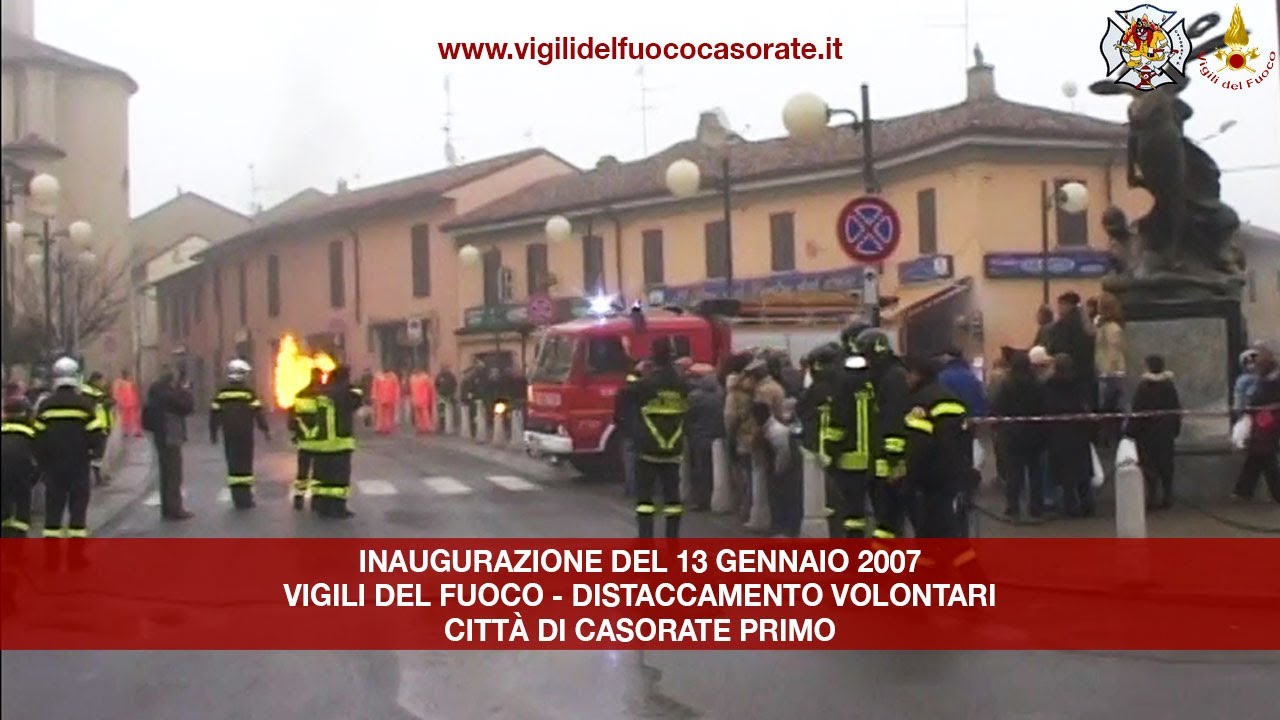 INAUGURAZIONE DISTACCAMENTO VIGILI DEL FUOCO