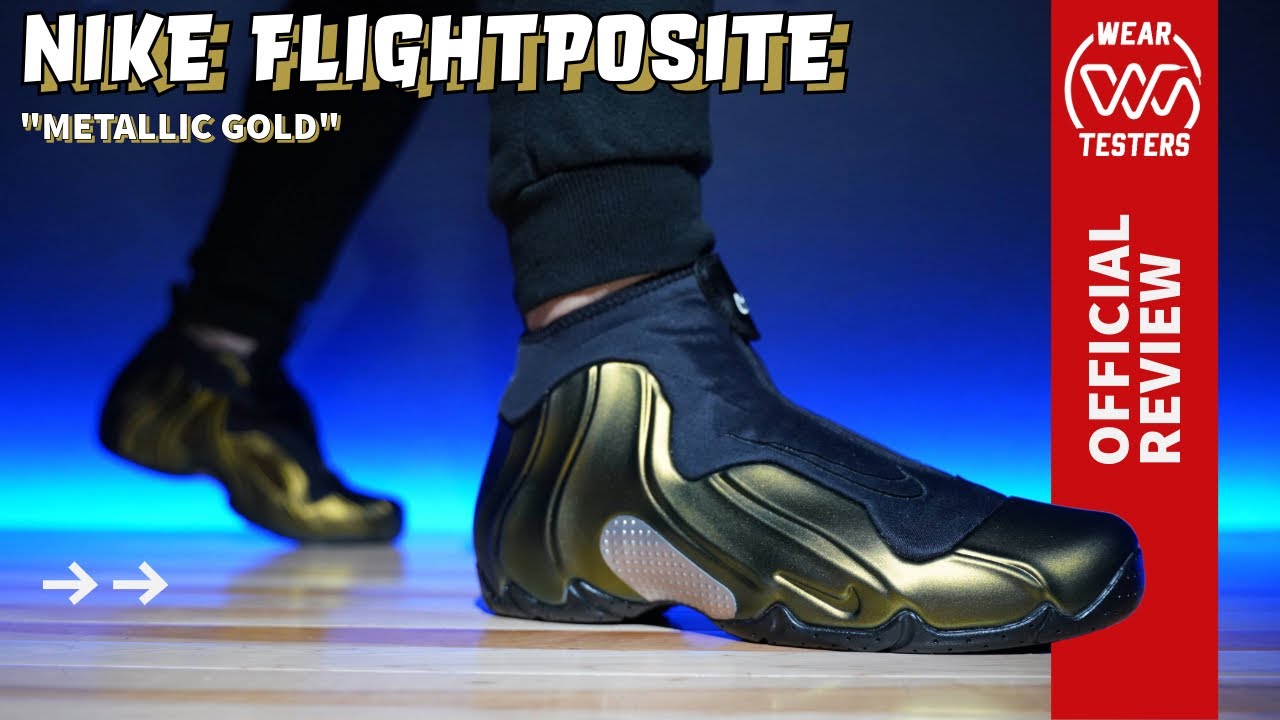 Nike Flightposite Metallic Gold 2024