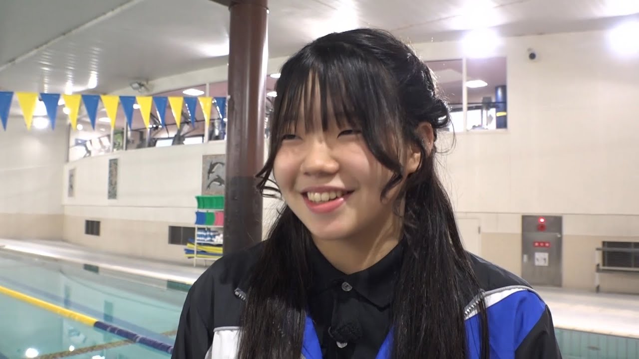 日本代表に選出！女子中学生フィンスイミング 坂口紫選手＜前編＞