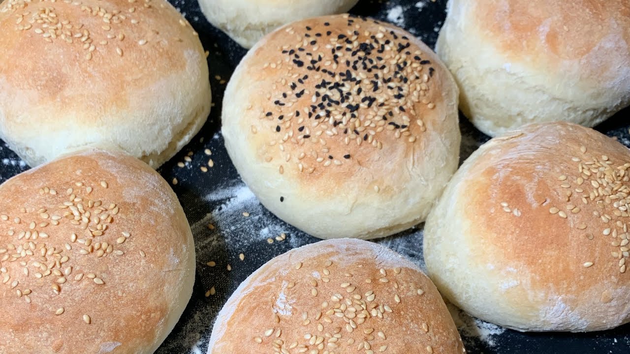 [Arabic - عربي] How To Make AMAZING Burger Buns 🍔😍 ( برجر بنز)| Easy Recipe