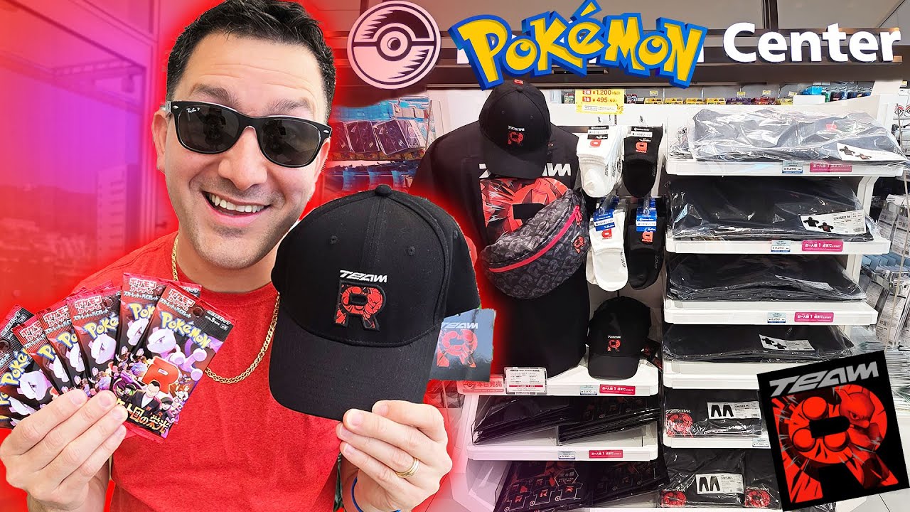 New TEAM ROCKET at the Pokémon Center in Japan! Glory of Team Rocket!