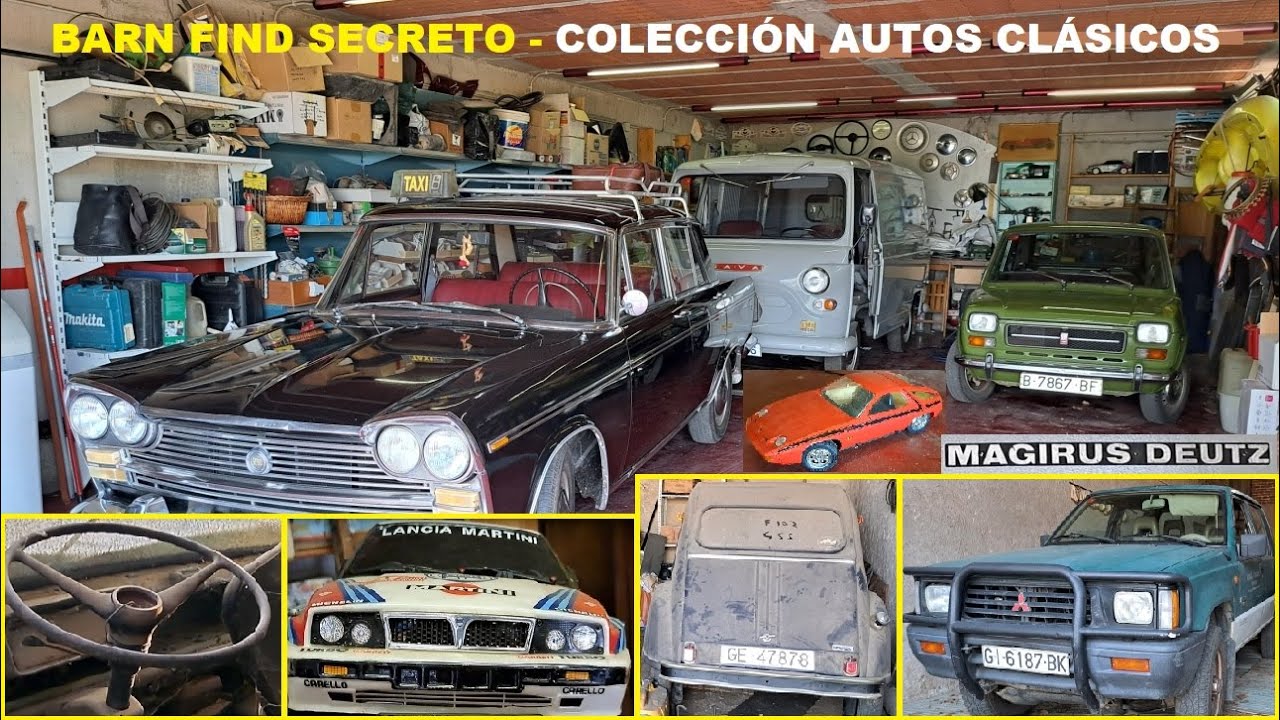 ⛽Barn Find secreto de coches clásicos rescatados y reliquias antiguas. #garaje