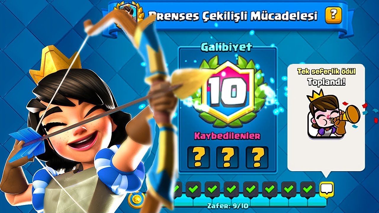 İNANILMAZ GERİ DÖNÜŞ! Clash Royale Prenses Çekilişli Mücadelesi