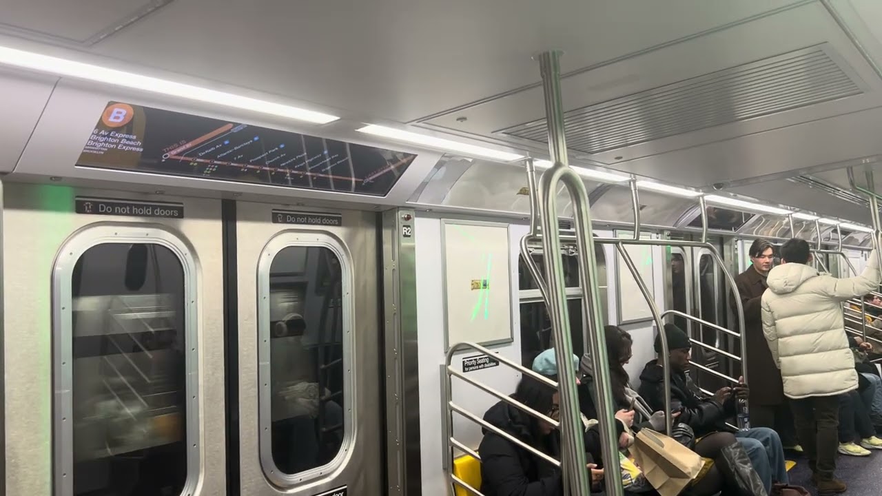 Ride on R211A B from Herald Square to Sheepshead Bay (#3642)