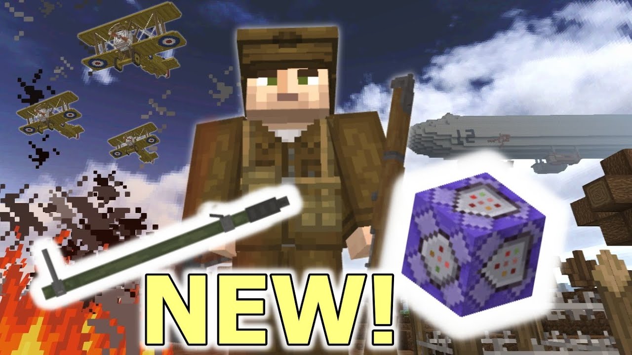Minecraft World War 1 Resource Pack (v7 Overview)
