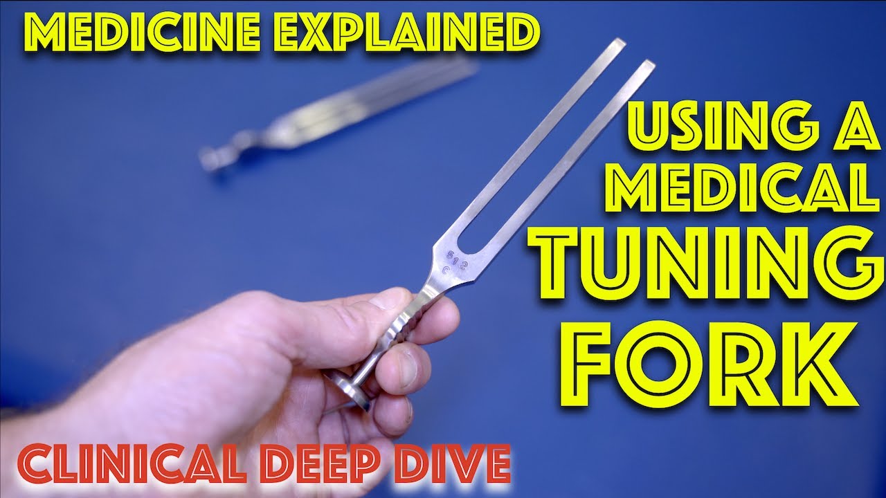How to Use a Medical Tuning Fork - Assessing Vibration Sense - Clinical Skills - Dr Gill