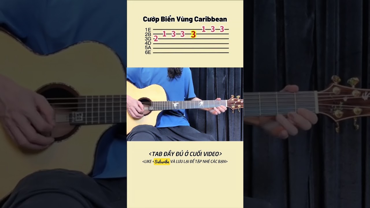 Guitar Zone | Pirates Of The Caribbean #guitarzonevn #guitar #tutorial