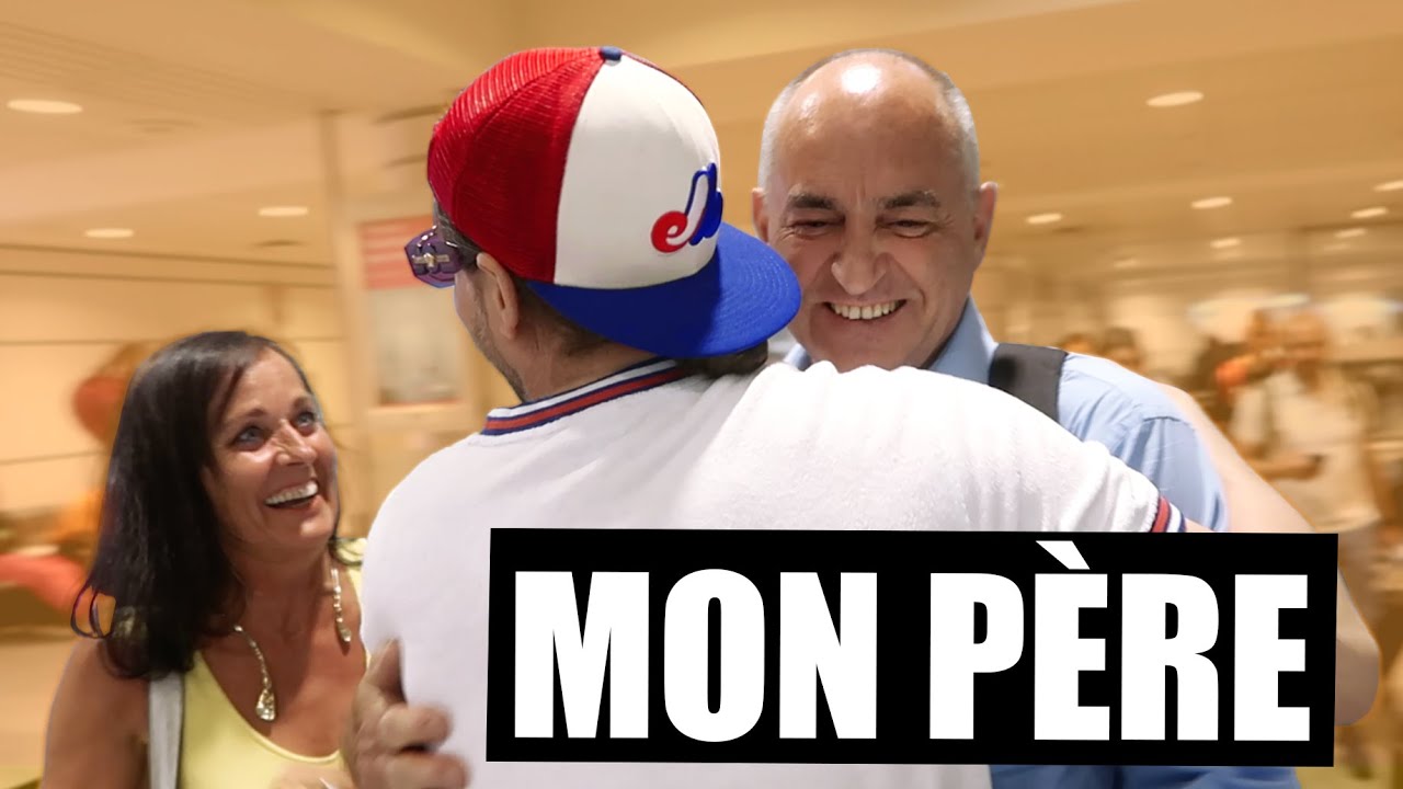 J'organise une SURPRISE À HUBY, son père débarque au QUÉBEC