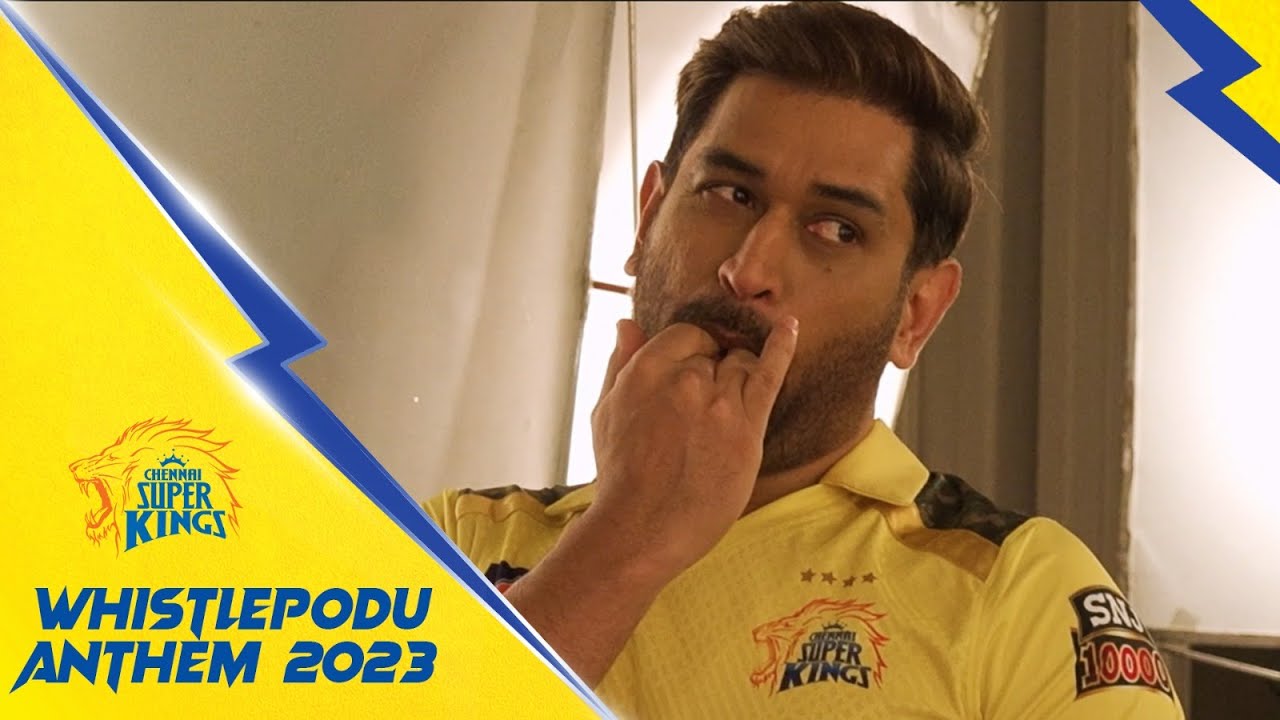Official WhistlePodu Anthem 2023 | Start the Whistles!