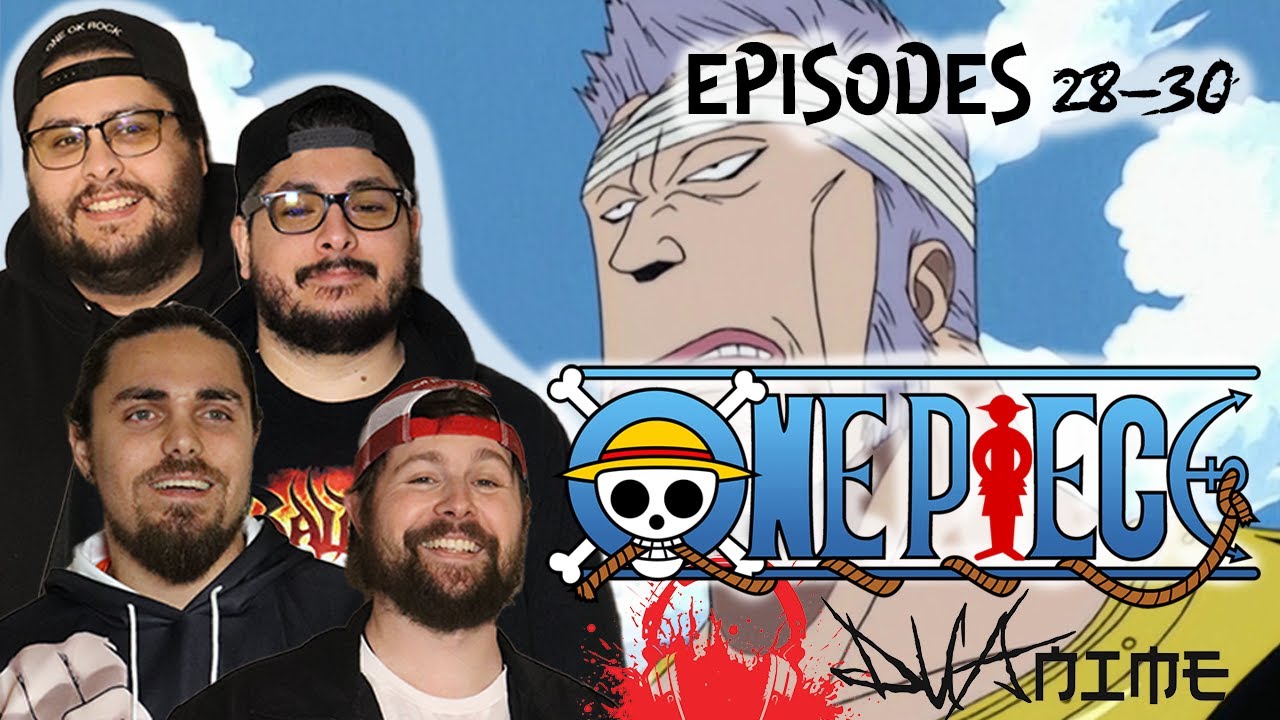 BAND REACTS: ONE PIECE EP 28-30 REACTION | FIRST TIME WATCHING ONE PIECE ANIME | LUFFY VS DON KRIEG!