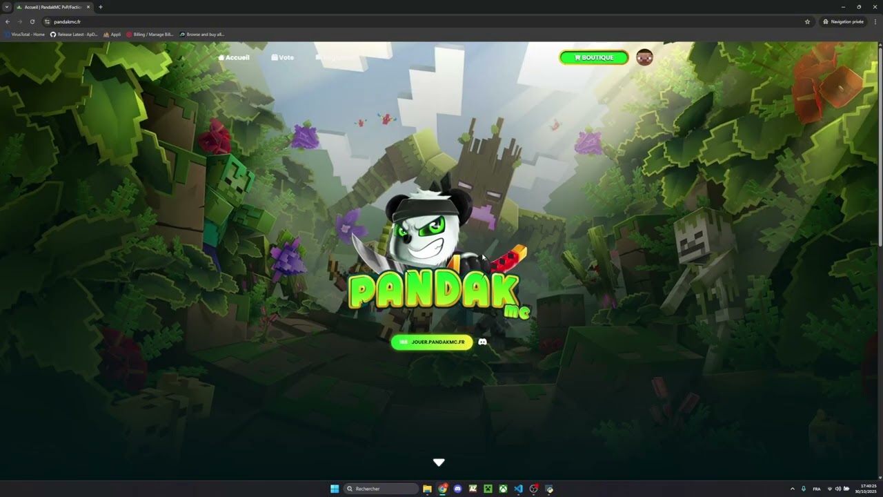 BotVote PandakMC - Configuration du Token