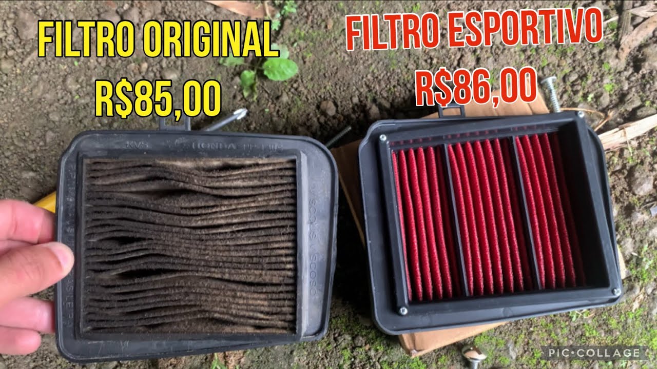 FILTRO DE AR ESPORTIVO NA CG 160! Vale a pena? *comprei com os proventos da minha renda passiva*