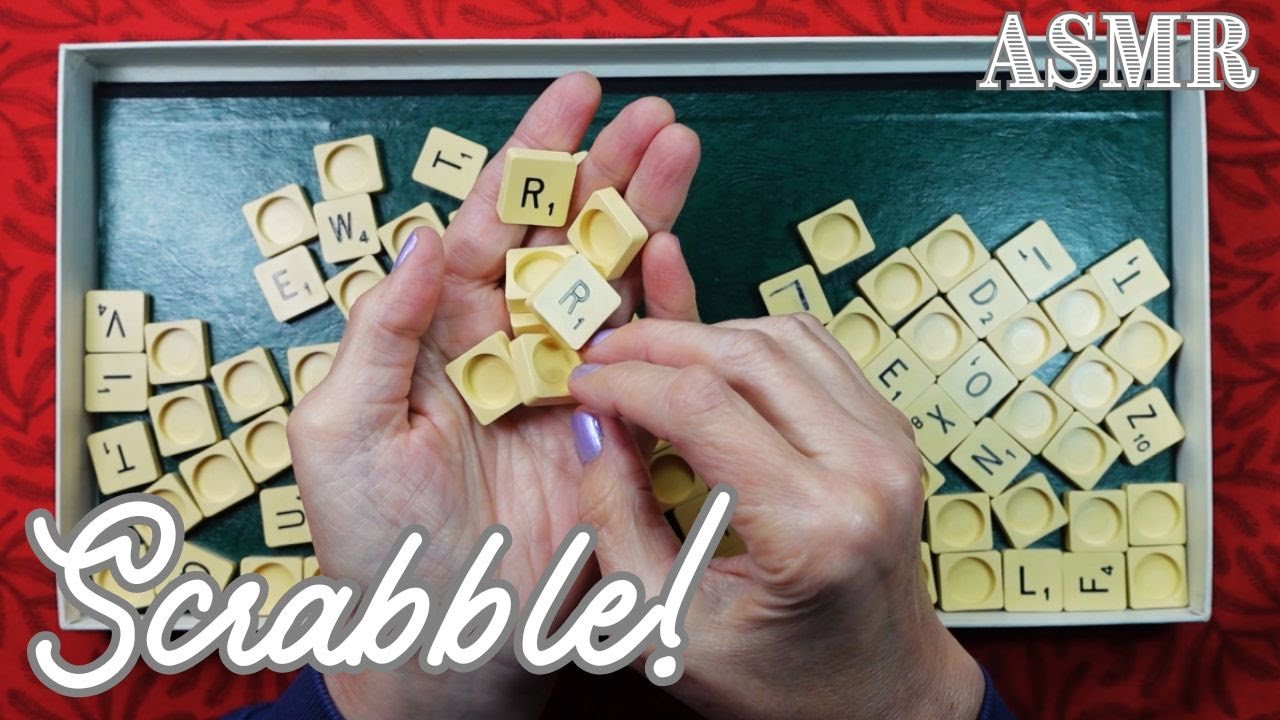 ASMR | Scrabble Sounds! Let's Make Some Words! Whispered Puzzling!