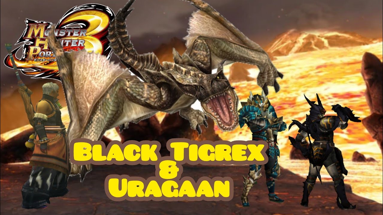 Play along with my kiddos capturing Black Tigrex & Uragaan - MHP3