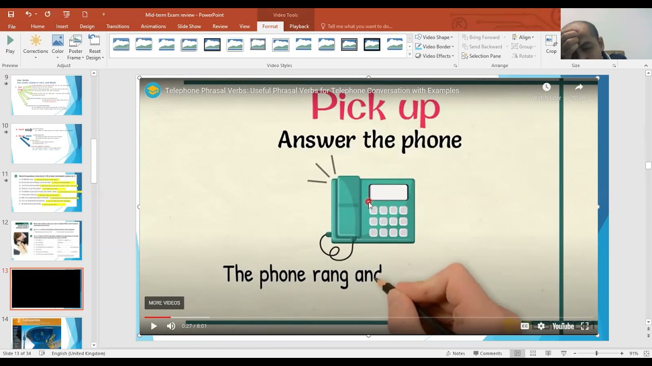 Mid term Amret Review video