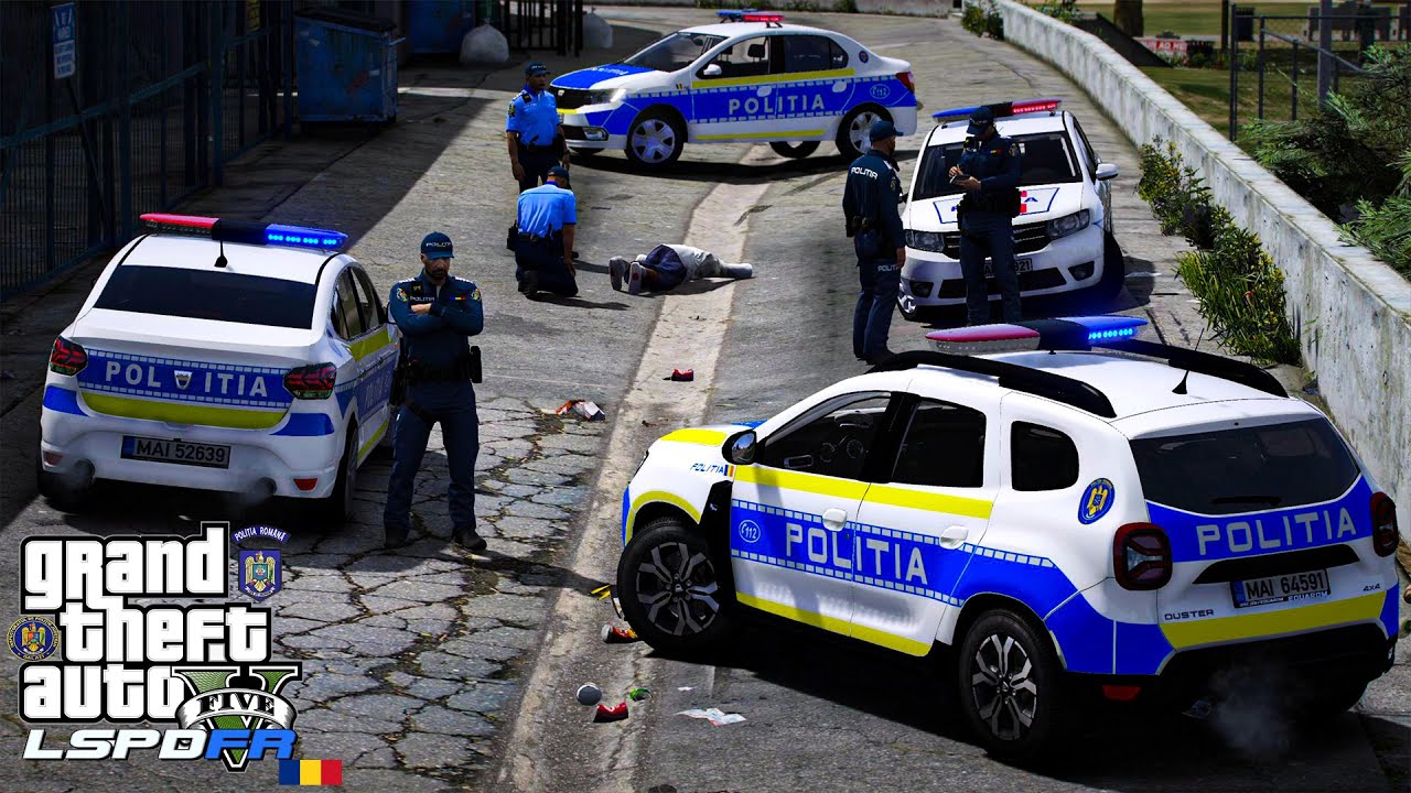 UN CARTIER CU PROBLEME - GTA 5 - POLITIA ROMANA - LSPDFR