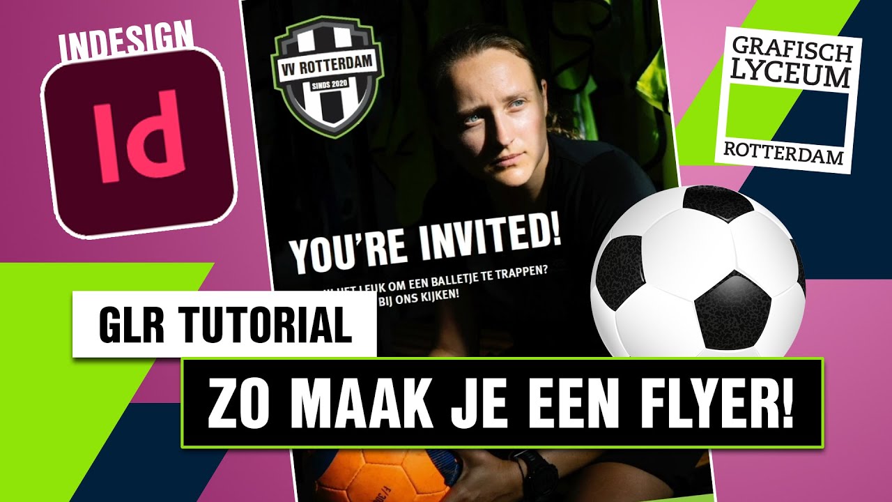 Zo maak je een FLYER in InDesign ! | GLR Tutorial
