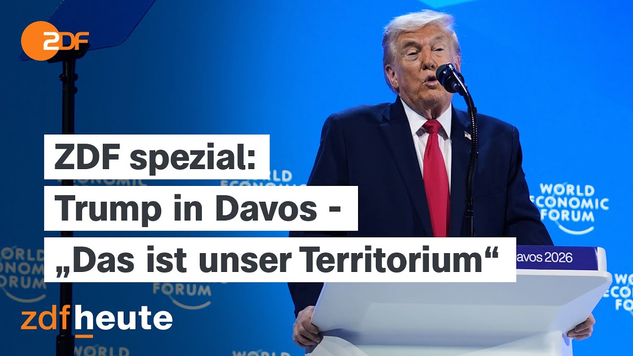 Weltwirtschaftsforum in Davos: Trump fordert sofortige Verhandlungen über Grönland | ZDF spezial