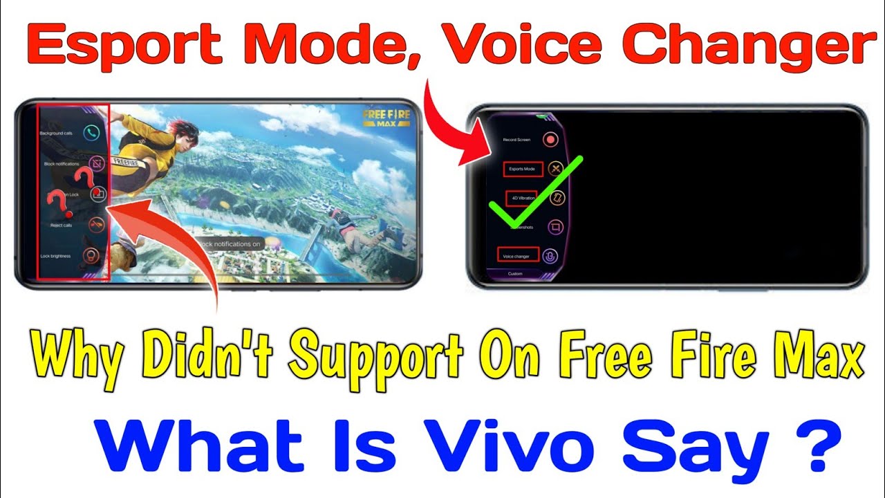 Why Free Fire Max does not support esport mode & voice changer