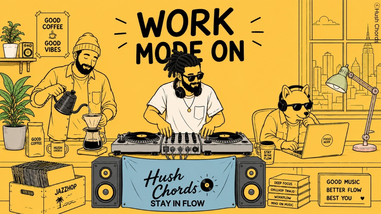 Playlist | Start Your Work with This 😎 Light Focus, Solid Rhythm 🎧| JAZZHOP &middot; CHILLHOP | Cafe &middot; Work