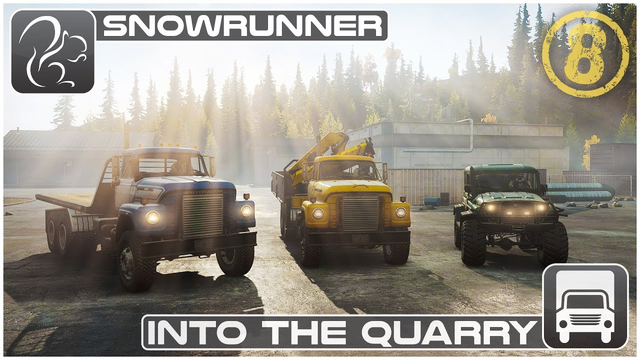 SnowRunner - Michigan Multiplayer (Ep 8) - Into the Quarry