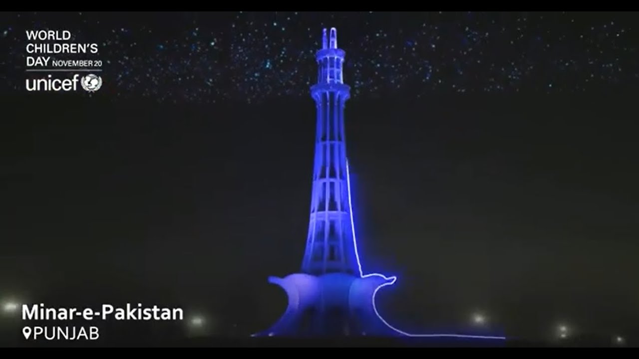 World Children's Day 2020 - Turn the World Blue campaign