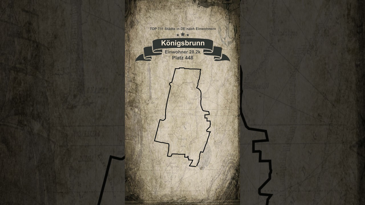 K&ouml;nigsbrunn (Bayern) Stadt map gezeichnet #K&ouml;nigsbrunn #map #karte #zeichnen