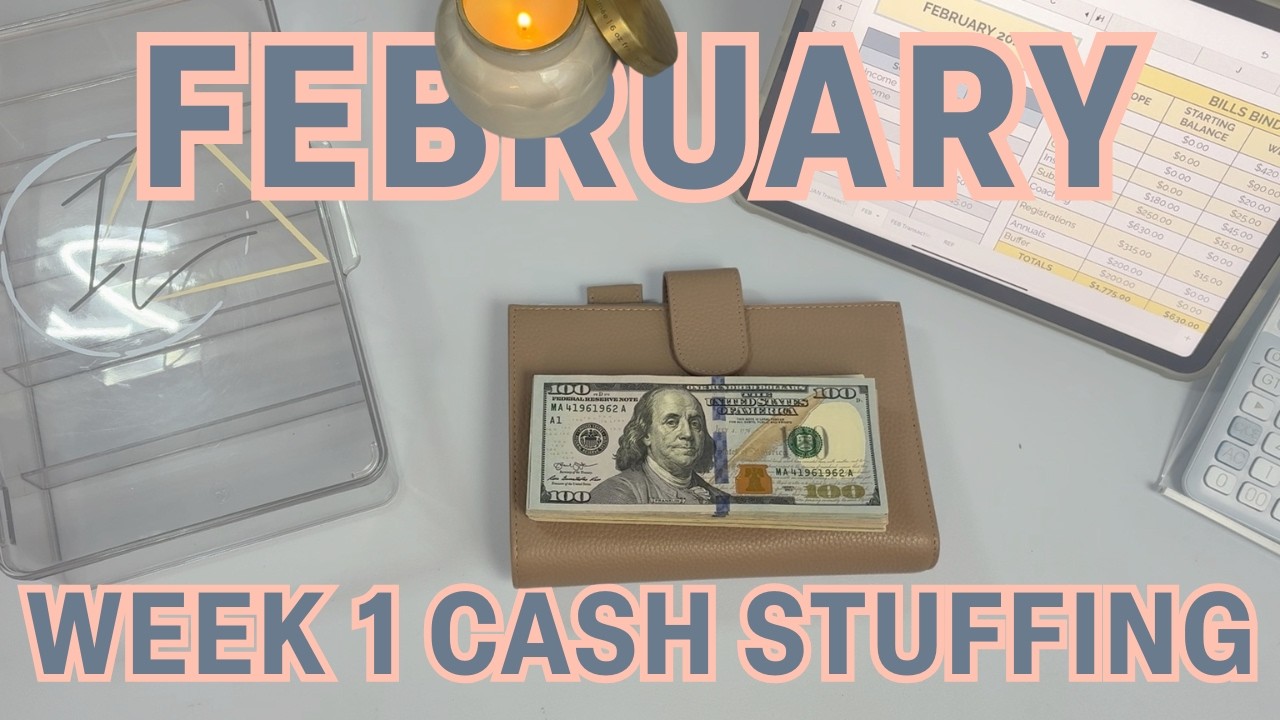 February Week 1 Cash Envelope Stuffing || Cutting Way Back on 