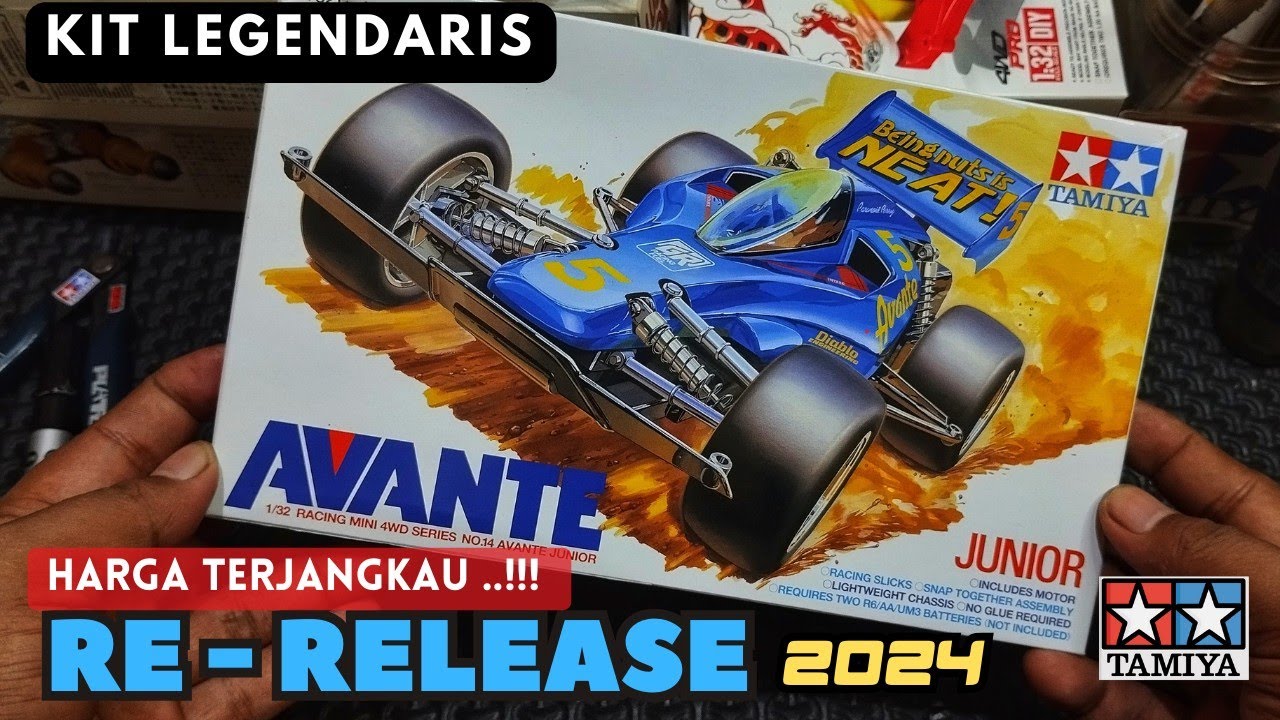 TAMIYA RE RELEASE 2024 - AVANTE JR - TAMIYA Mini 4WD - TYPE 2 CHASSIS
