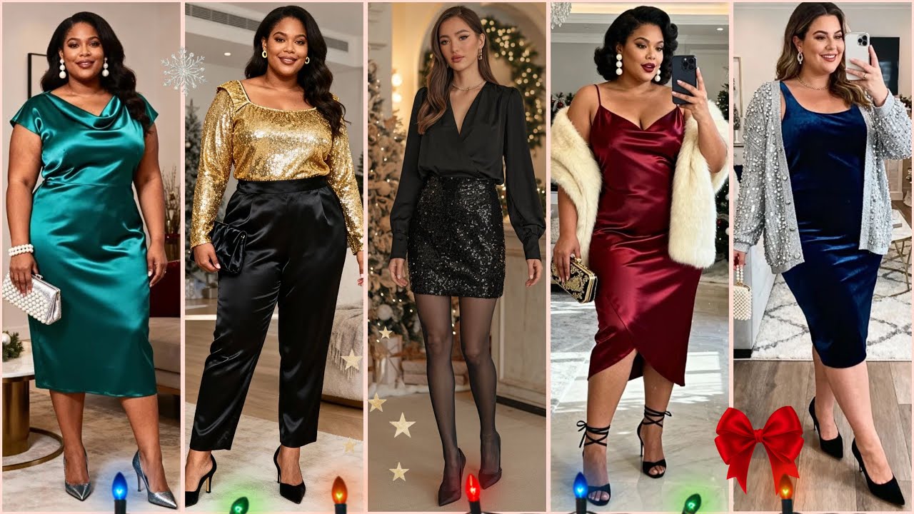 Outfits de Navidad Año Nuevo para Mujeres con Estilo - Look Elegante fiesta 2025–2026