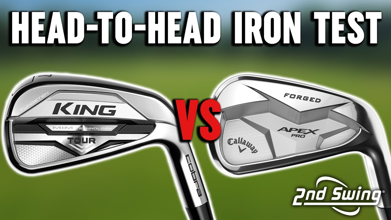 Cobra KING Tour vs Callaway Apex Pro 19 | Golf Irons Comparison & Trackman Test