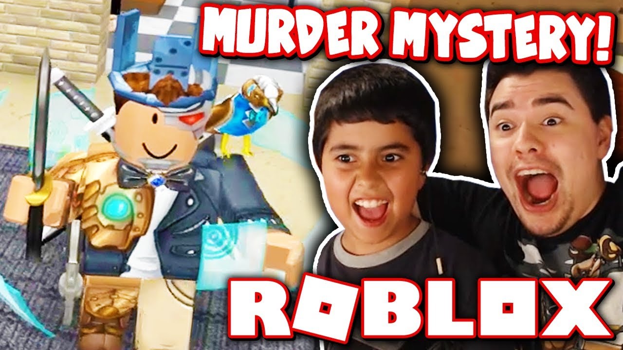 MY LITTLE BROTHER WINS IN MURDER MYSTERY 2 FOR THE FIRST TIME!! (Roblox)
