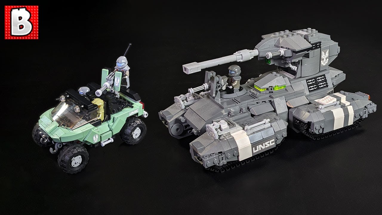 LEGO Halo Warthog and Scorpion Amazing Custom Builds!