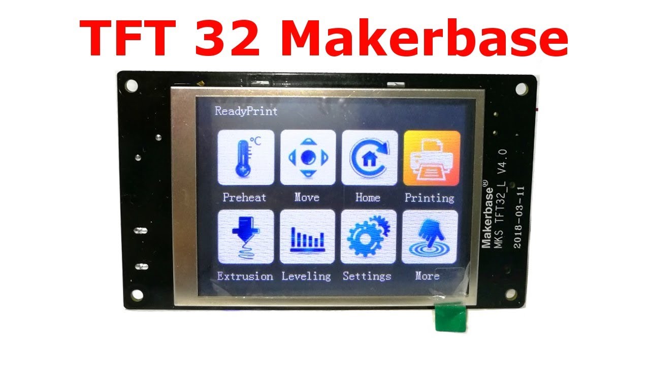 Configuración TFT32 de Makerbase