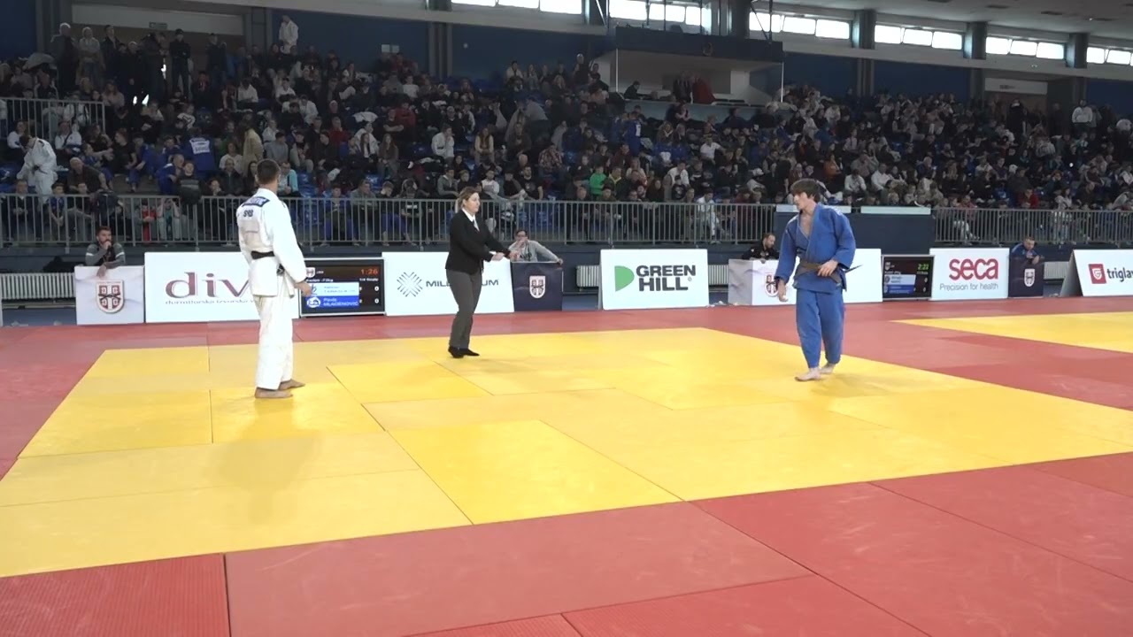 Aleksa Tanasijević BEO Pavle Mladenović VIN 1:0 -73kg #PrvenstvoSrbijeKadeti2026