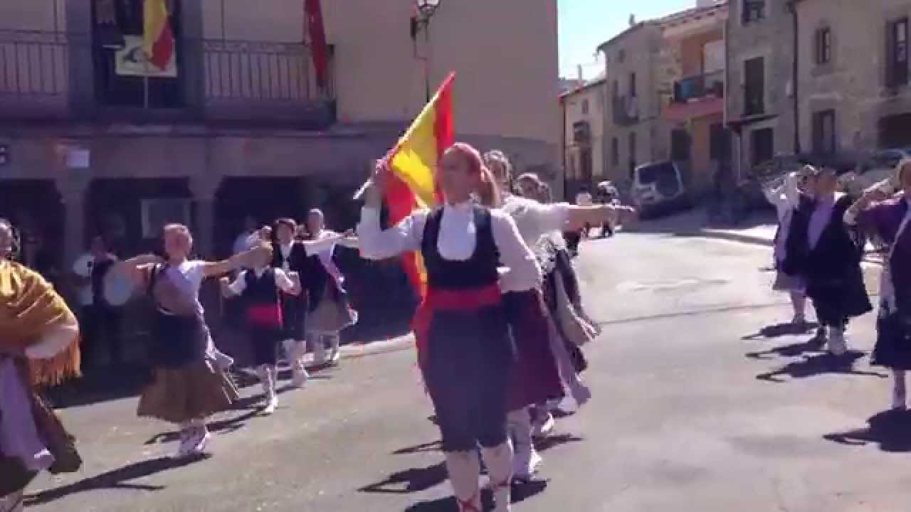 VILLAFRANCA de la SIERRA baile De Alabardas (cerca de Bonilla de la Sierra)