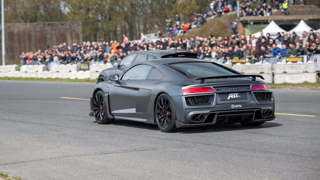 Supercars Drag Racing - ABT R8 V10 Plus, 750HP ABT RS6, Aventador S, BRABUS E63 S, AMG GT R, GT2 RS