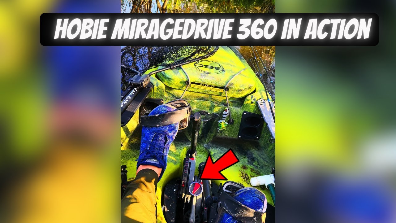 Hobie Pro Angler 12 360.  The MirageDrive 360 In Action