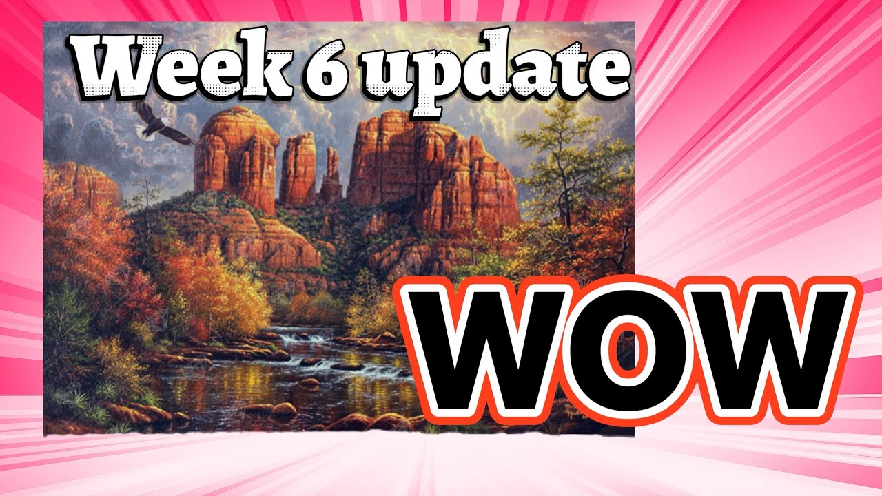 Week 6 Update - Sedona Majesty from Diamond Art Club