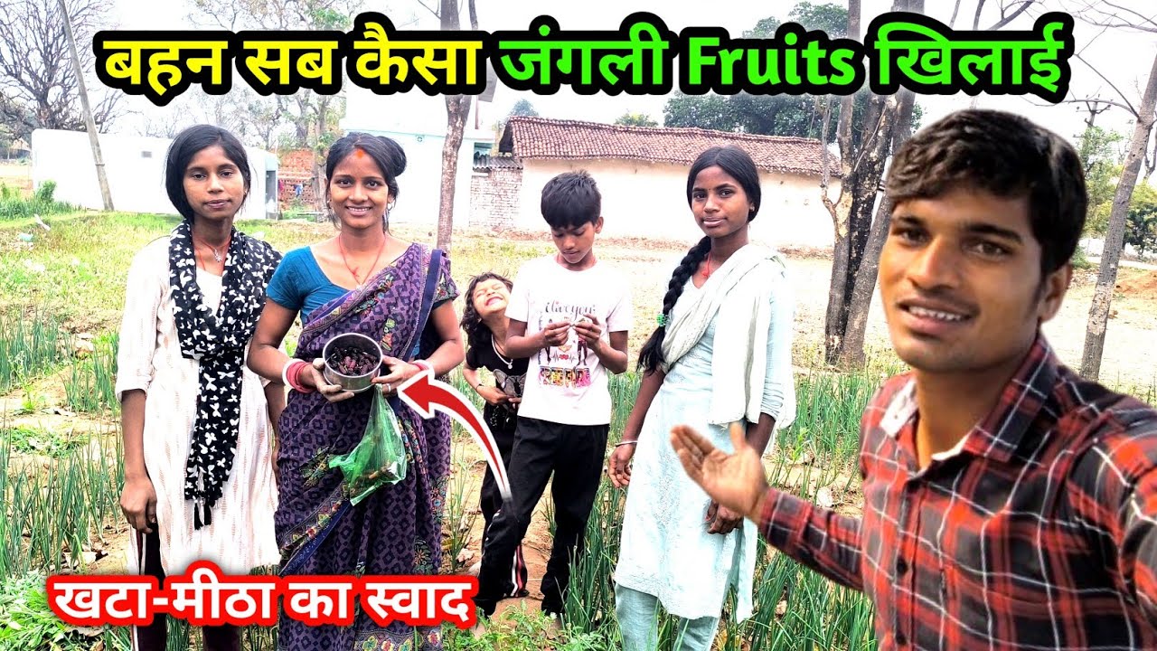 बहन सब कैसा जंगली Fruits खिलाई | खाने में लगा खटा-मीठा का स्वाद | Village Lifestyle Vlog