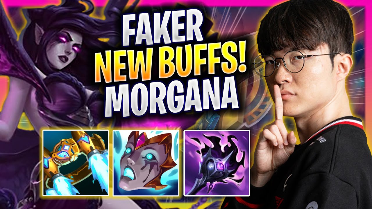 FAKER TRIES MORGANA MID WITH NEW BUFFS! - T1 Faker Plays Morgana MID vs Annie! | Season 2025