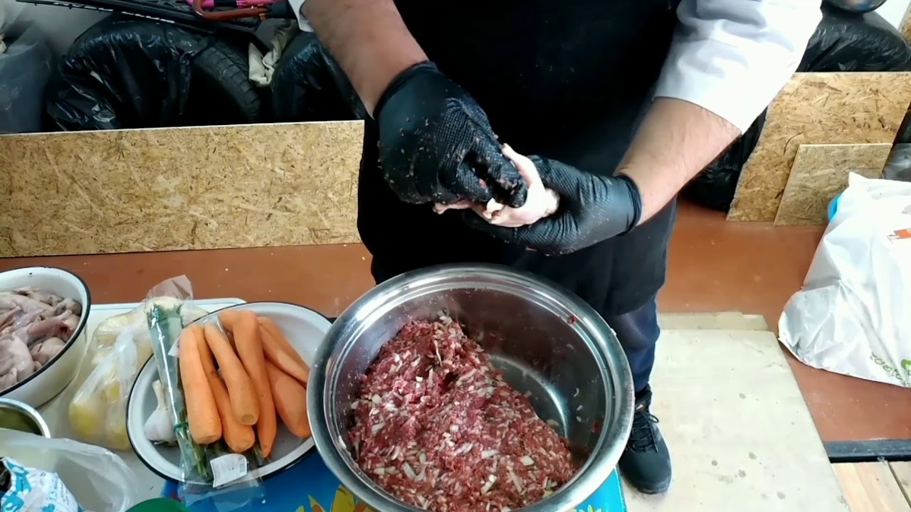 перепела фаршированный в казане