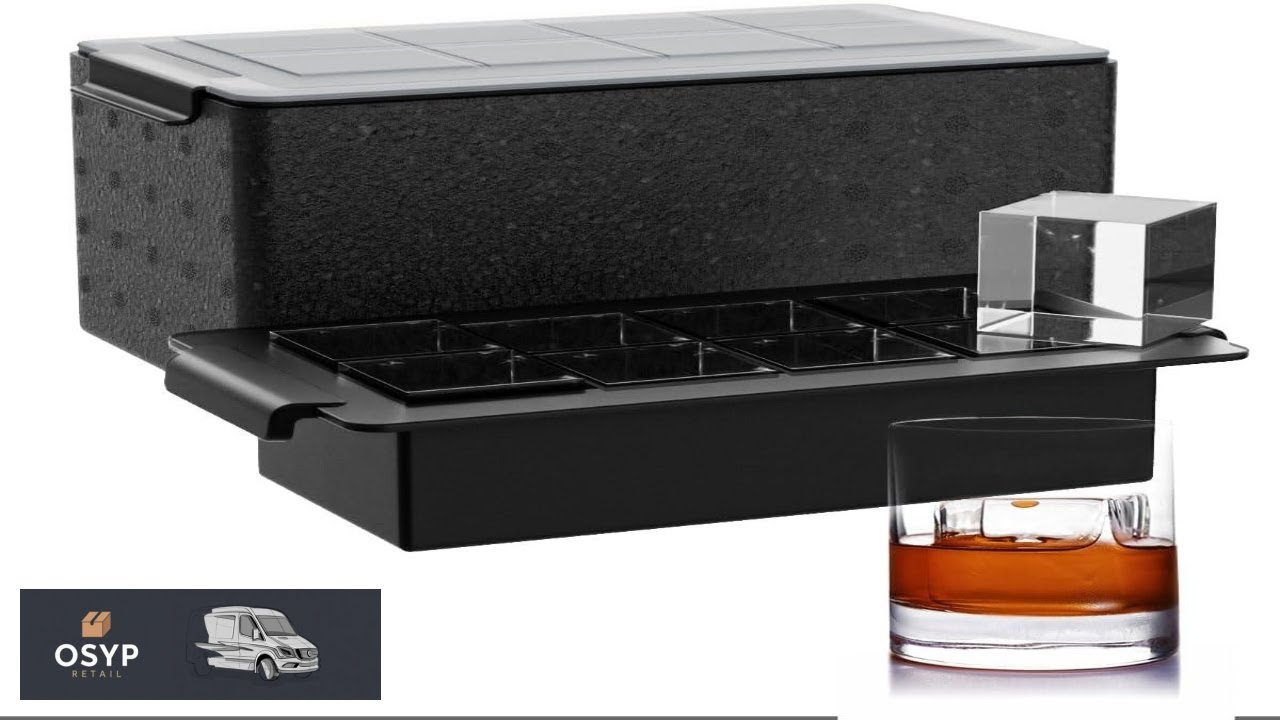 Clear Ice Cube Tray for Whiskey: FDDBI 2Inch Clear Ice Cube Maker