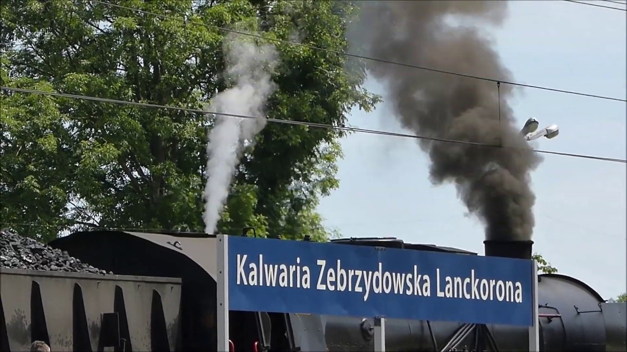 Kalwaria Zebrzydowska Lanckorona Pociąg Retro