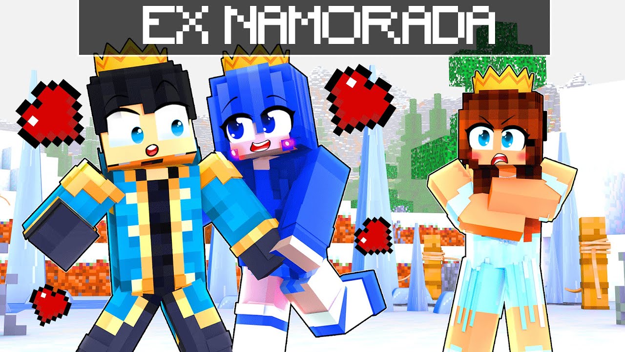 BRIGUEI COM A EX NAMORADA DO PRINCIPE DE GELO no Minecraft ◂Miika▸